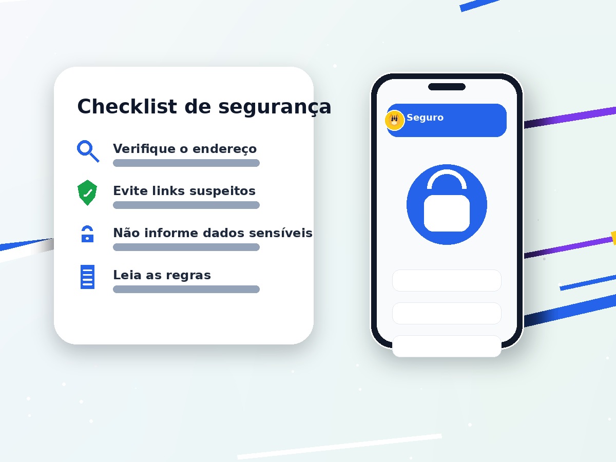 Checklist antes de acessar páginas do Tigrinho